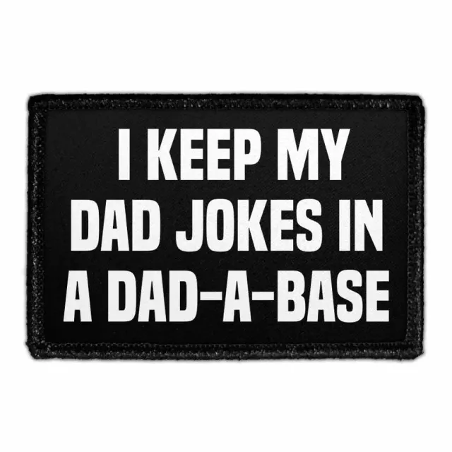 Pull Patch Dad Jokes Dad-A-Base patch 76 mm sjov