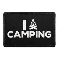 Pull Patch I Fire Camping patch med velcro – camping