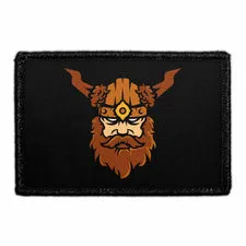 Pull Patch Viking Head patch velcro kriger