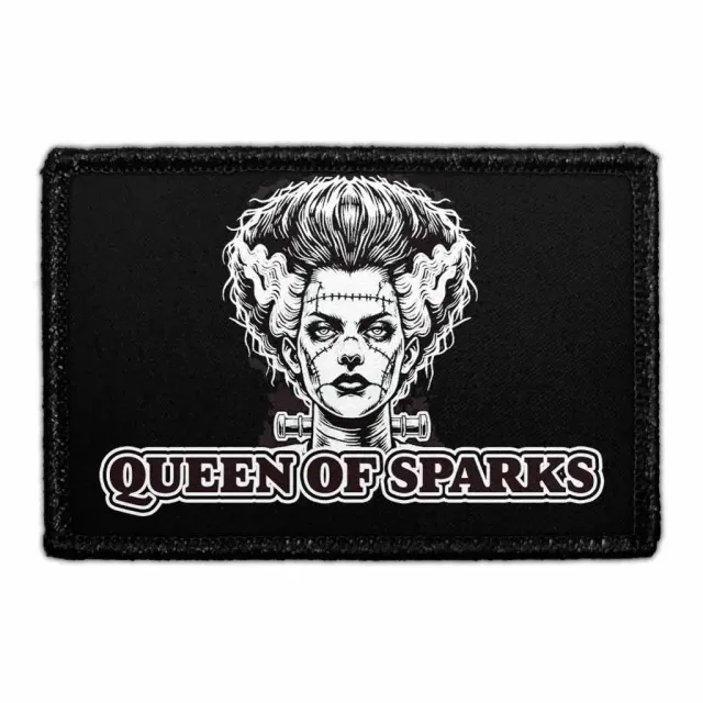 Pull Patch Queen Of Sparks Bride patch 3x2 halloween