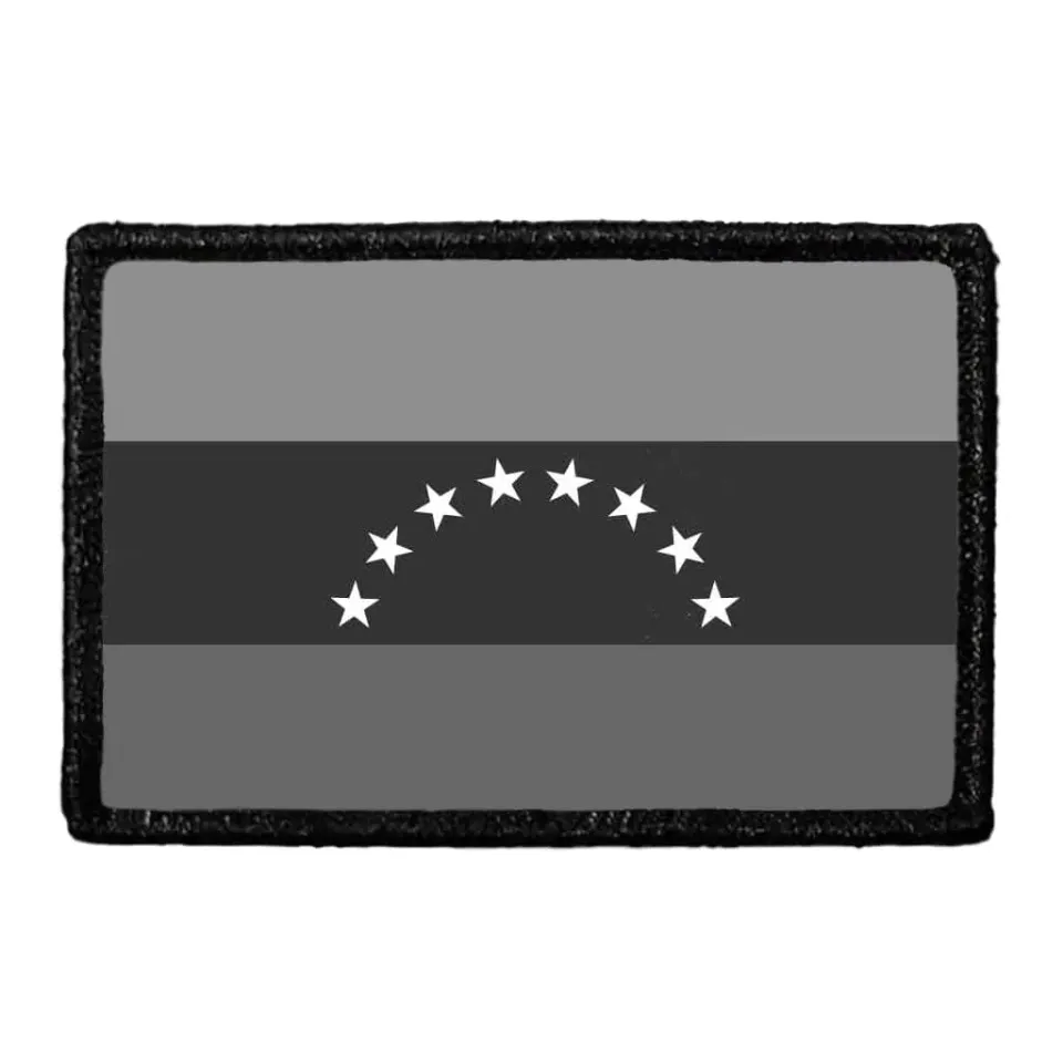 Pull Patch Venezuela Flag patch sort hvid