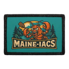 Pull Patch Maine-Iacs patch med velcro 76x51 mm