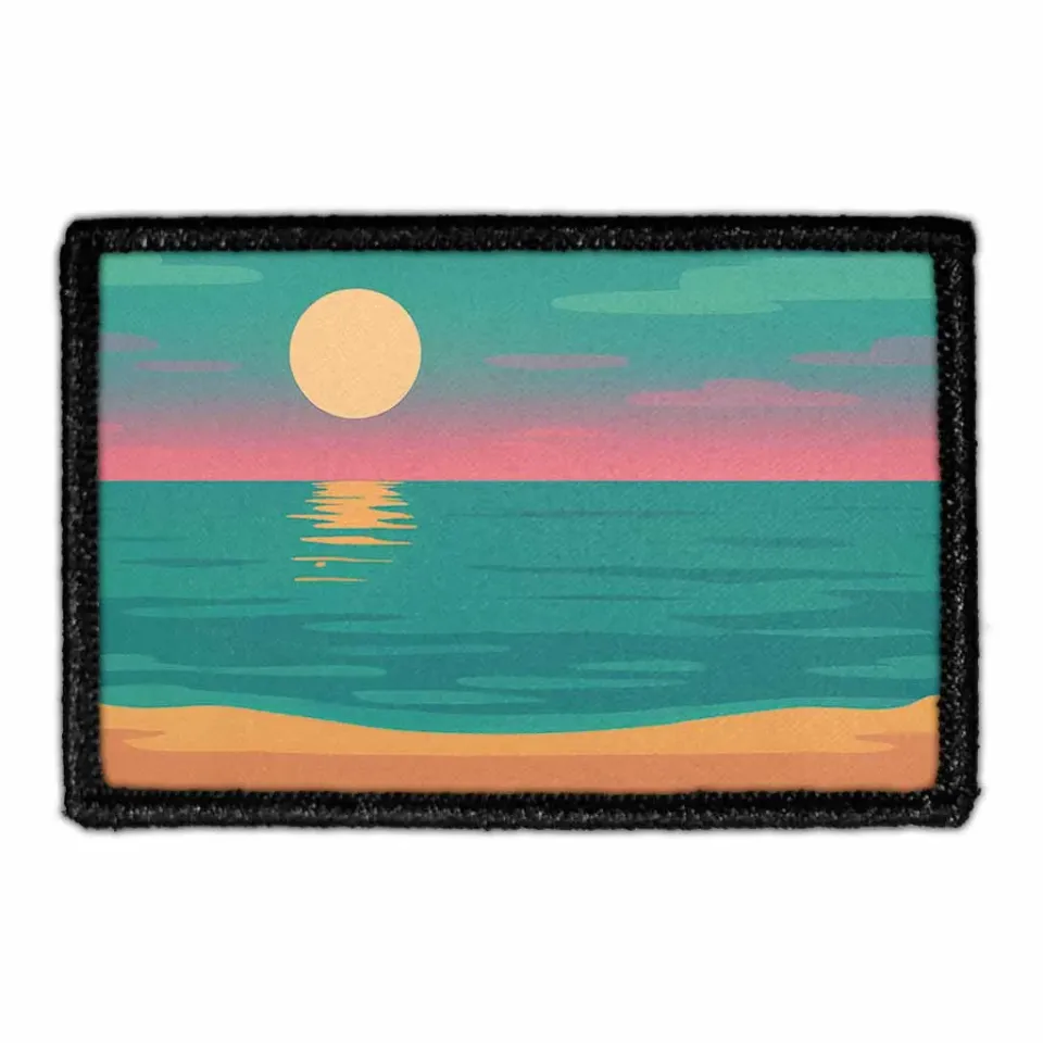 Pull Patch Color Melt Coast mærke velcro 76x51 mm