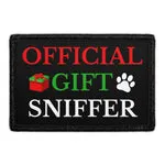 Pull Patch Official Gift Sniffer patch med velcro julehumor