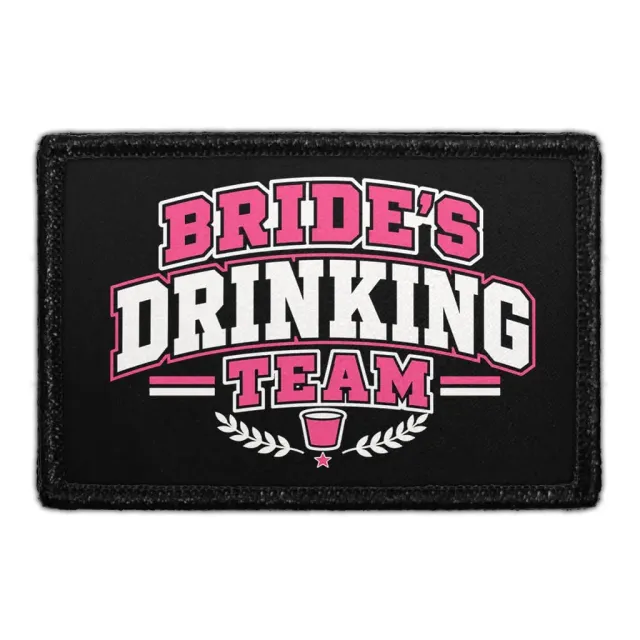 Pull Patch Bride's Drinking Team patch polterabend velcro
