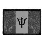 Pull Patch Barbados Flag patch sort hvid distressed