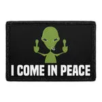 Pull Patch Alien Smoking Peace patch med velcro