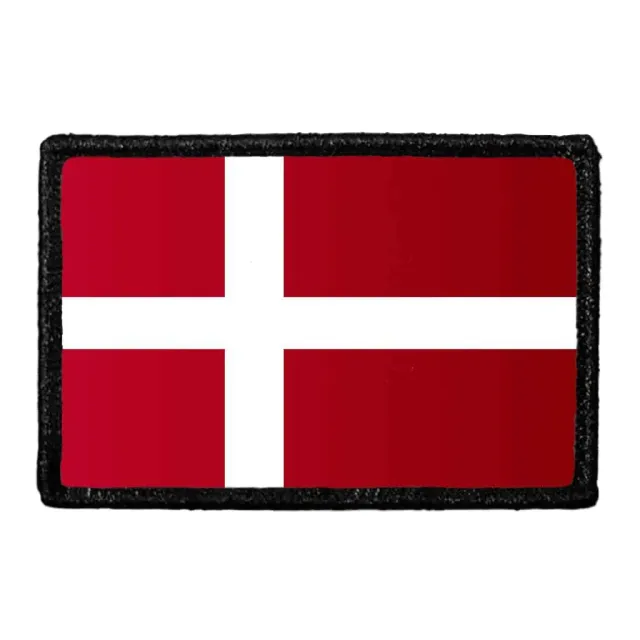 Pull Patch Denmark Flag patch farve velcro
