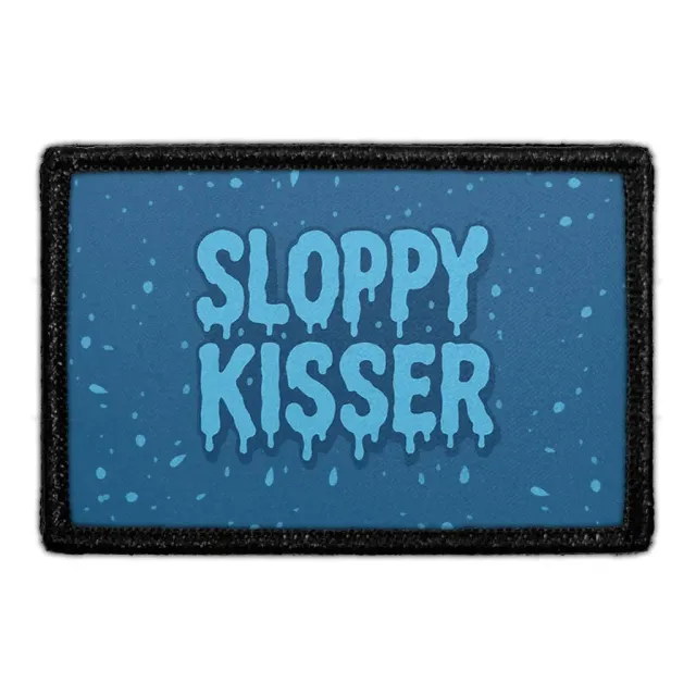 Pull Patch Sloppy Kisser hunde patch med velcro