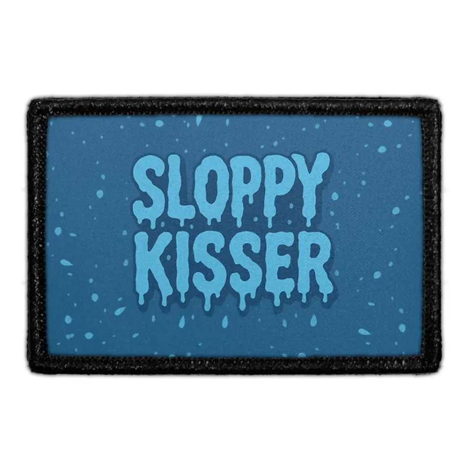 Pull Patch Sloppy Kisser hunde patch med velcro