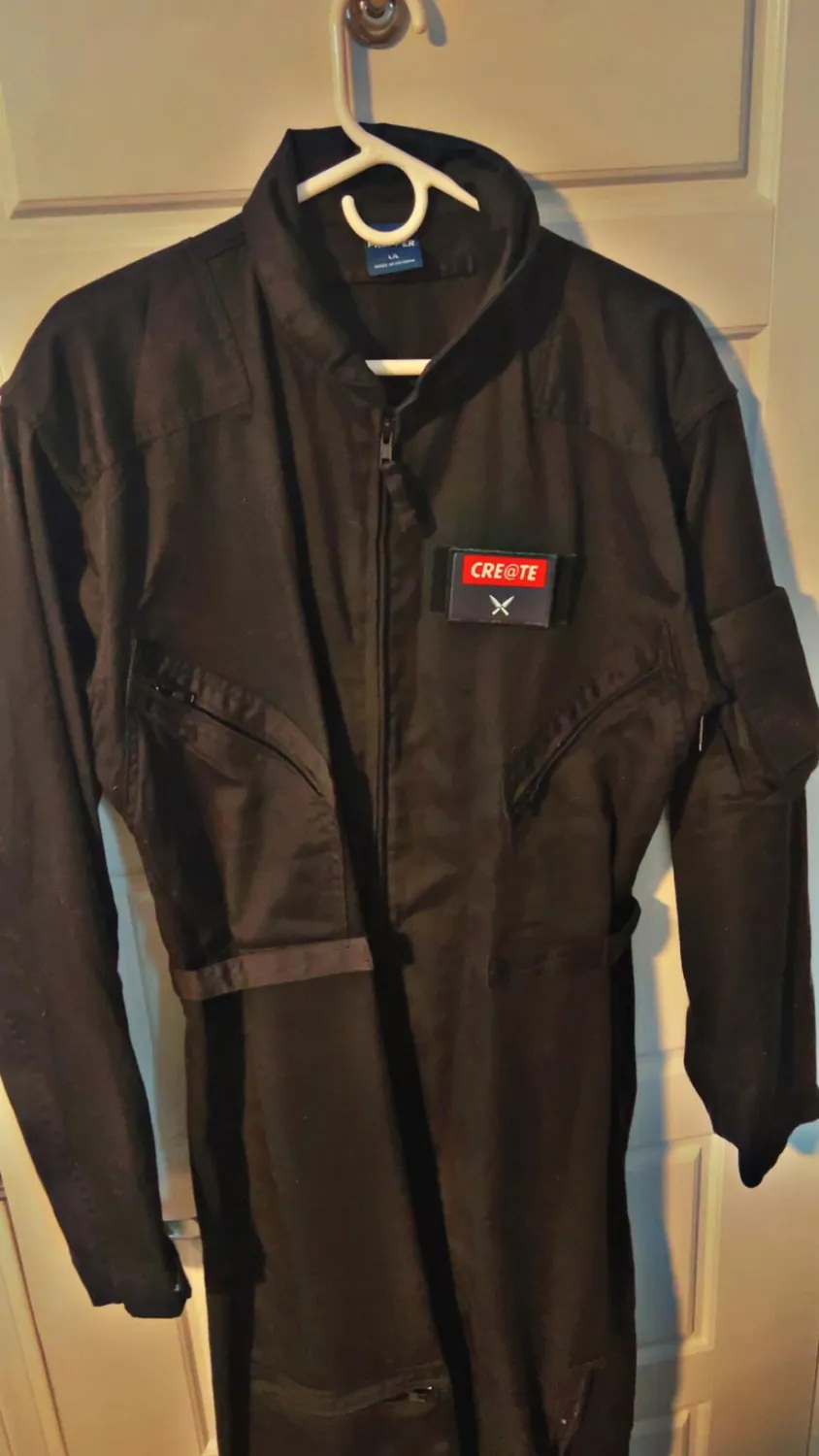 Pull Patch Custom 4 linjer patch sort med tekst