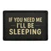 Pull Patch I'll Be Sleeping patch med velcro 76x51 mm