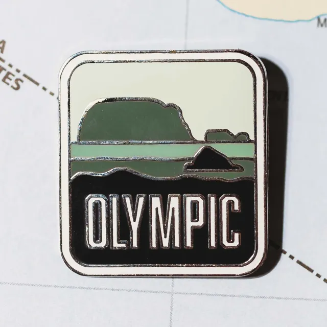 Vagabond Heart Olympic National Park emaljepin hard emalje
