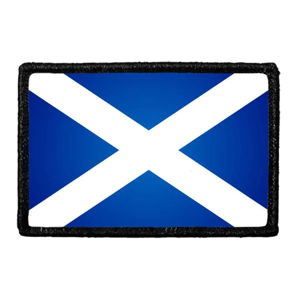 Pull Patch Scotland Flag patch farvet velcro
