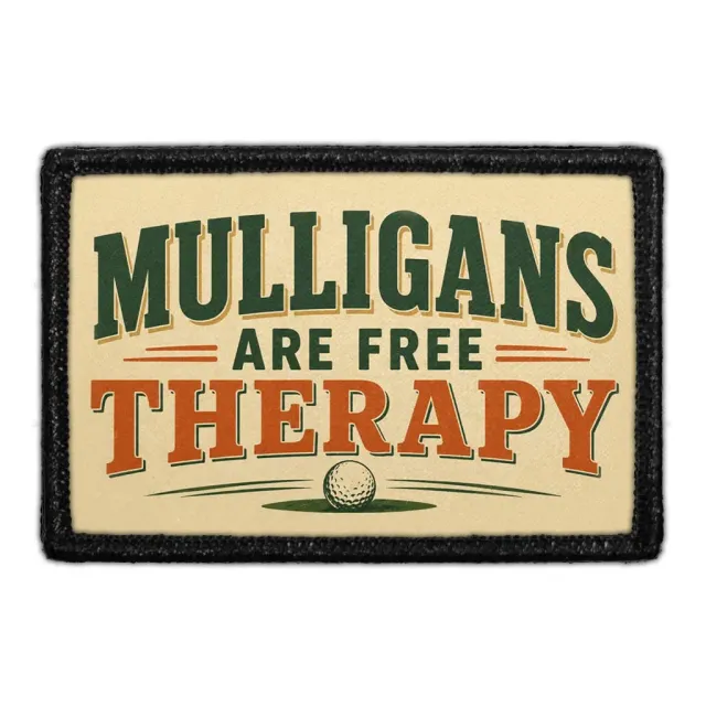 Pull Patch Mulligans Free Therapy golf patch velcro