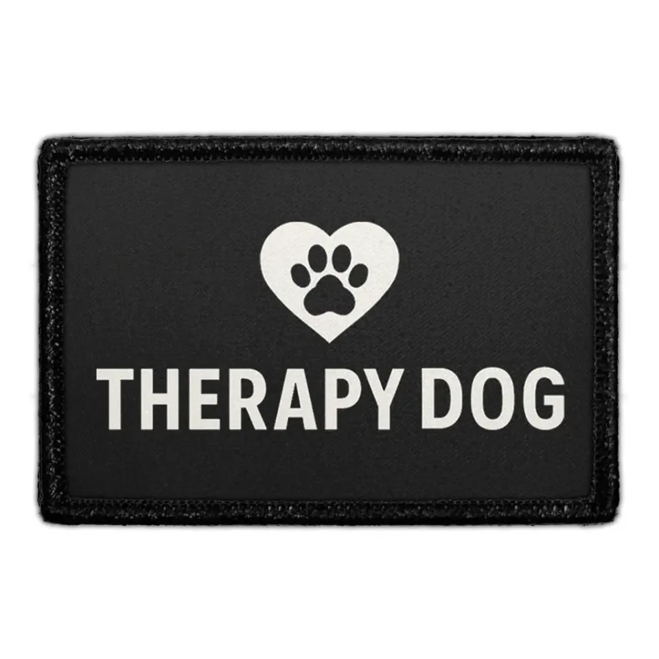Pull Patch Therapy Dog Badge patch terapihund
