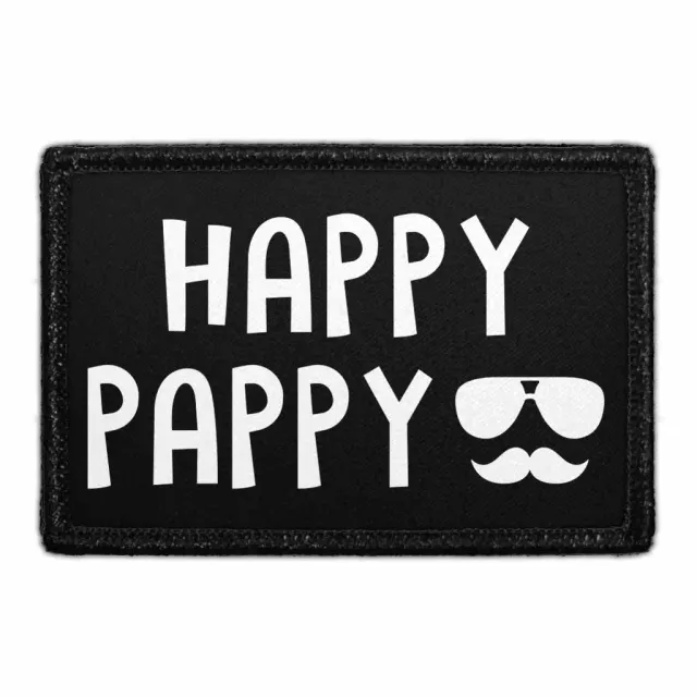 Pull Patch Happy Pappy patch med velcro 76 mm