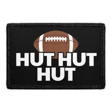 Pull Patch Hut Hut Hut patch velcro 76x51 mm