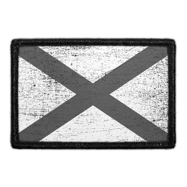 Pull Patch Alabama State Flag patch sort hvid vintage