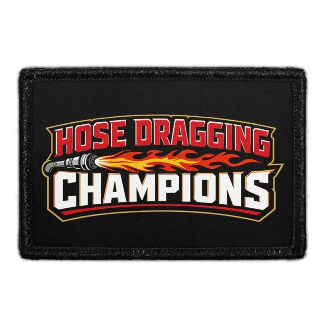 Pull Patch Hose Dragging Champions patch 3x2 brandmand