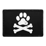 Pull Patch Dog Jolly Roger patch med velcro hundemotiv
