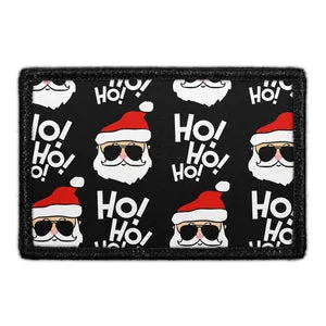 Pull Patch Ho Ho Ho Santa patch 76x51 mm julemotiv