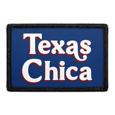 Pull Patch Texas Chica patch med velcro 76 mm