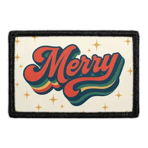 Pull Patch Merry 70's patch med velcro retro