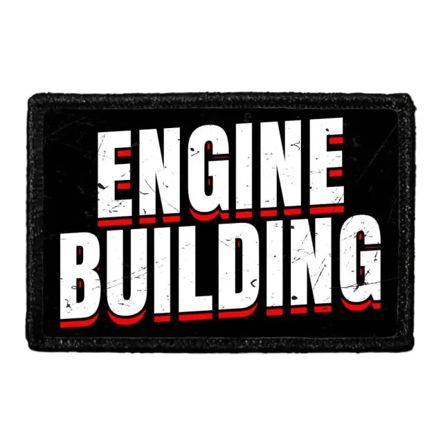 Pull Patch Engine Building velcromærke 76x51 mm