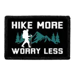Pull Patch Hike More Worry Less patch med velcro