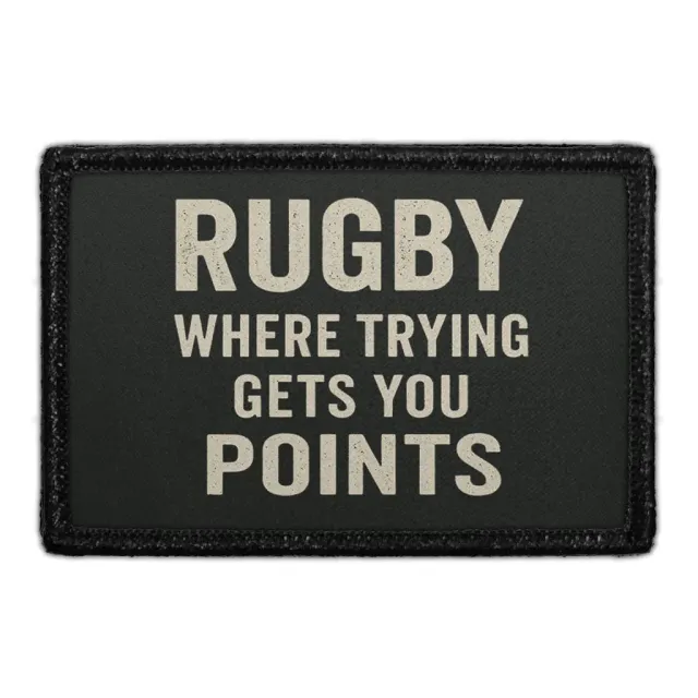 Pull Patch Rugby Where Trying patch med velcro sport