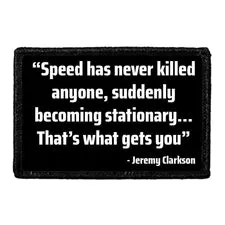 Pull Patch Speed Has Never Killed Anyone Stationary patch velcro 76 mm