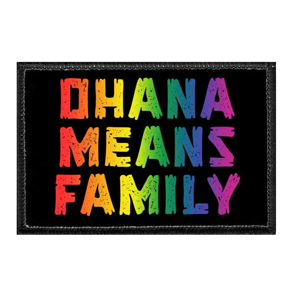 Pull Patch Ohana Means Family patch velcro