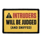 Pull Patch Intruders Will Be Judged patch velcro sjov