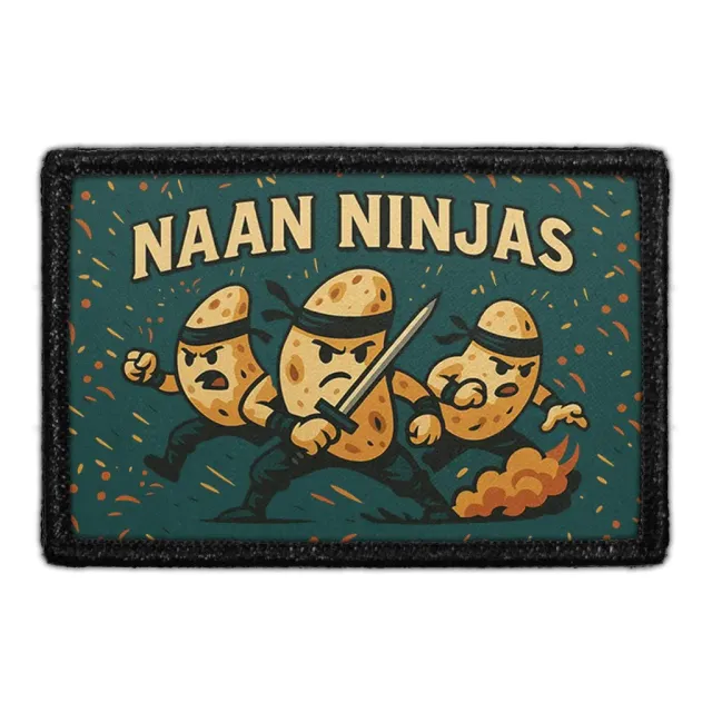 Pull Patch Naan Ninjas patch velcro
