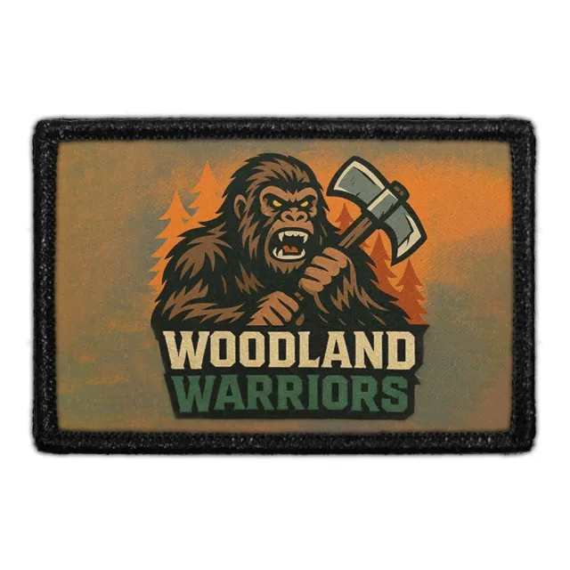 Pull Patch Woodland Warriors patch velcro 3x2