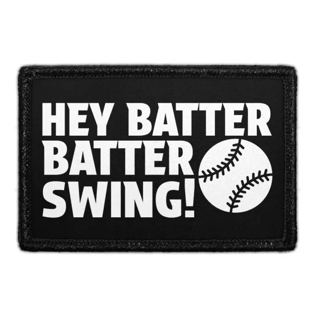Pull Patch Hey Batter Batter Swing! patch 76mm sport