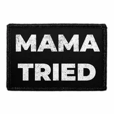 Pull Patch Mama Tried patch 7,6x5 cm velcro