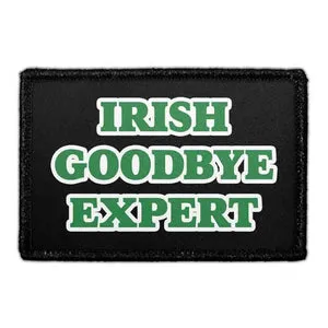 Pull Patch Irish Goodbye Expert patch velcro 76x51 mm